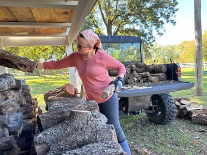 The Polaris Rangerxp 1000 Northstar Ultimate Full Of Fire Wood, Making Farm Chores A Synch