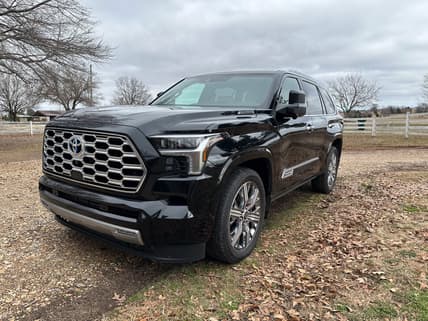 The Front End Of The 2024 Toyota Sequoia Capstone