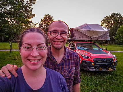 Mercedes And Andy Lilienthal Camping Along The Transamerica Trail