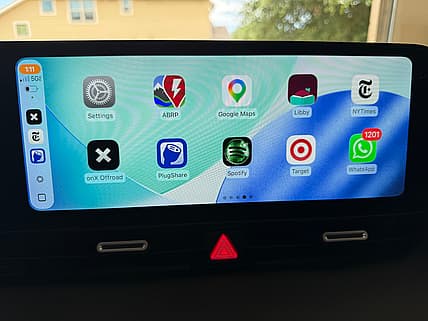 Apple Carplay With My Favorite Apps Google Maps, Onx And Plugshare