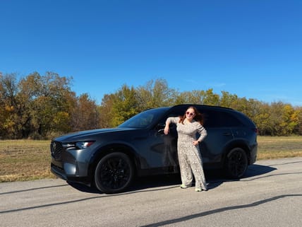 Natalie Merola Standing With The 2026 Mazda Cx-90