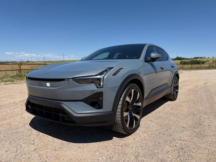 The Front End Of The 2025 Polestar 3 Performance