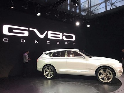 The Genesis Gv80 Is The Next Luxury Suv And Made It'S New York Auto Show Debut.