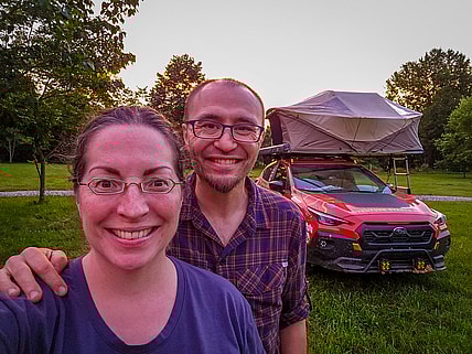 Mercedes And Andy Lilienthal Camping Along The Transamerica Trail
