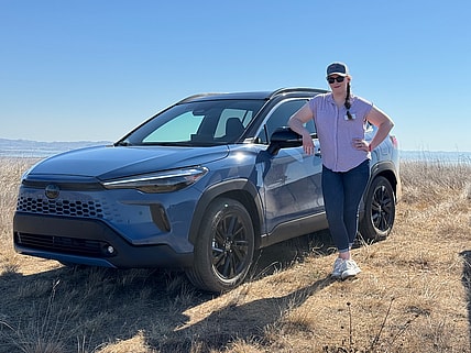 Kristen Brown With The 2026 Toyota Corolla Cross Hybrid
