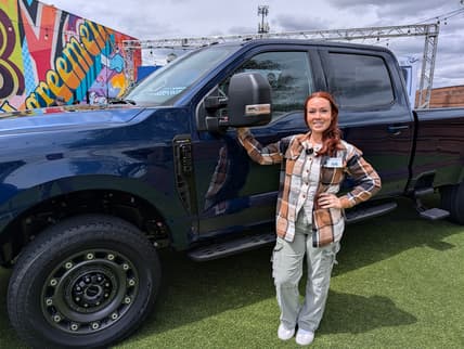 Shannon With The Ford Super Duty Carhartt