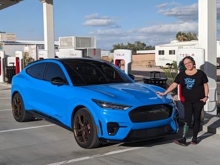 Charging My Mustang Mach-E At A Public Charging Station