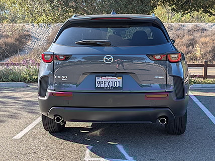 Mazda Cx-50 Hybrid Rear Mazda Suvs