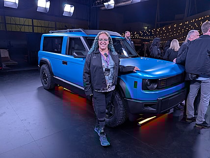 Liv Leigh With The Slate Auto Suv