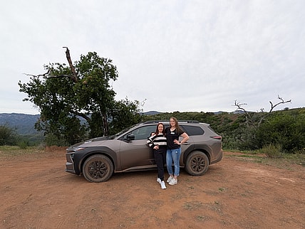 Kristen Brown And Shannon Bassett With The 2026 Toyota Bz Woodland