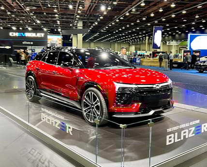 Chevrolet At The North American International Auto Show. Photo: Connie Peters