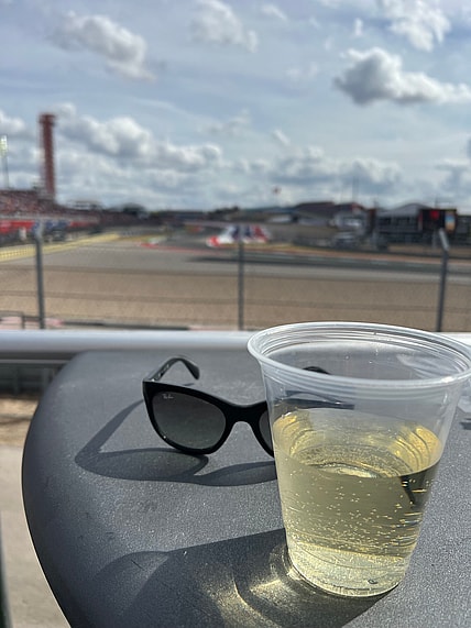 Trackside At The Austin Grand Prix Formula 1 Race