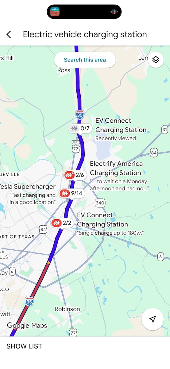 Google Maps Can Serve As A Good Ev Route Planner, Though It Lacks Information The Others Provide