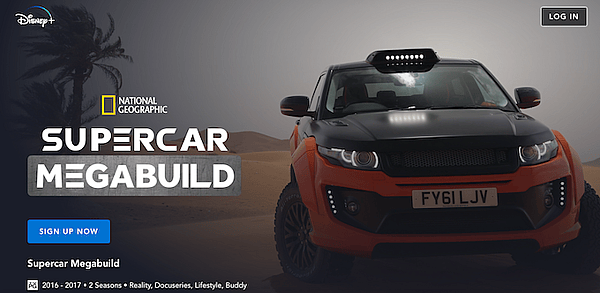 Disney+ Supercar Megabuild