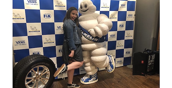A Girls Guide To Cars | Michelin Is Getting Teens To Talk About Tire Tread, With A Little Help From Vans - Cameron And Michelin Man Featured Image