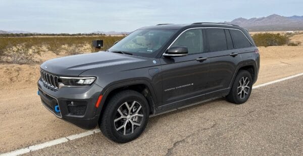 The 2022 Jeep Grand Cherokee Overland 4Xe. Photo: Allison Bell