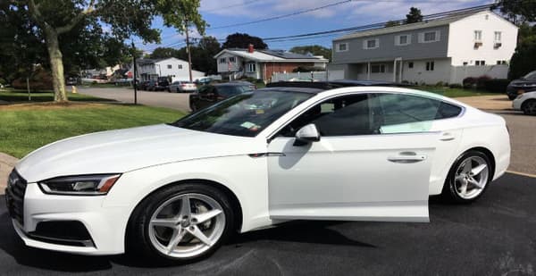 A Girls Guide To Cars | Audi A5 Sportback: Perfect Small Luxury Car For Stylish Working Moms - Audi A5 Sportback Driver Side Front 1