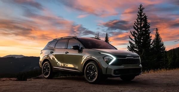 2023 Sportage X-Pro And A Beautiful Sunset