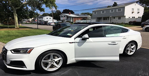 A Girls Guide To Cars | Audi A5 Sportback: Perfect Small Luxury Car For Stylish Working Moms - Audi A5 Sportback Driver Side Front 1