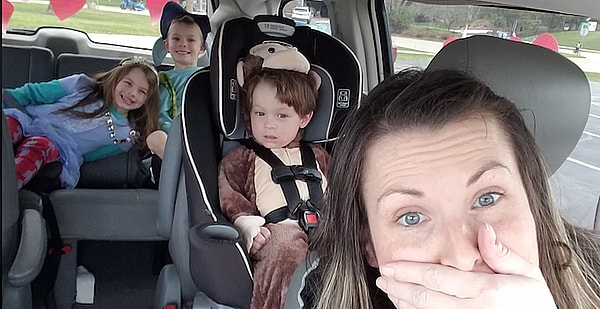 Tara'S Minivan Joins The Classic Car Parade