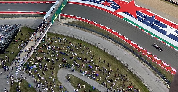F1 Track And Spectators. Photo By Kristin Shaw