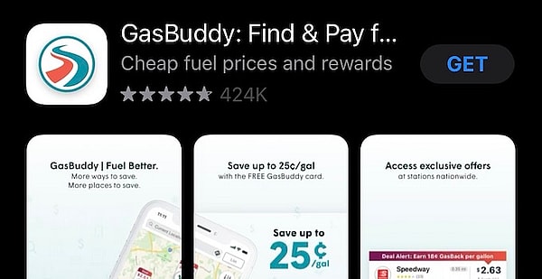 Looking for Relief at the Gas Pump? Don’t Assume GasBuddy is Your Friend. 2 Gasbuddy App Screenshot
