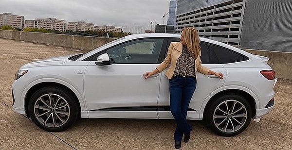 Like Your Favorite Golden Goose Sneakers, the Audi Q4 e-tron Sportback Electric SUV Is Sporty to Chic 2 Audi Q4 E-Tron Featured Image