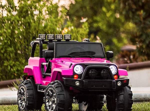 How to Get the Best Smile From Your Kid, Ever: Kids Ride On Cars 1 A Girls Guide To Cars | How To Get The Best Smile From Your Kid, Ever: Kids Ride On Cars - Pink Jeep Ride On Gift Guide For Kids This Holiday Season Copy