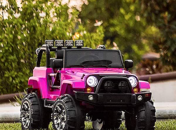 A Girls Guide To Cars | How To Get The Best Smile From Your Kid, Ever: Kids Ride On Cars - Pink Jeep Ride On Gift Guide For Kids This Holiday Season Copy