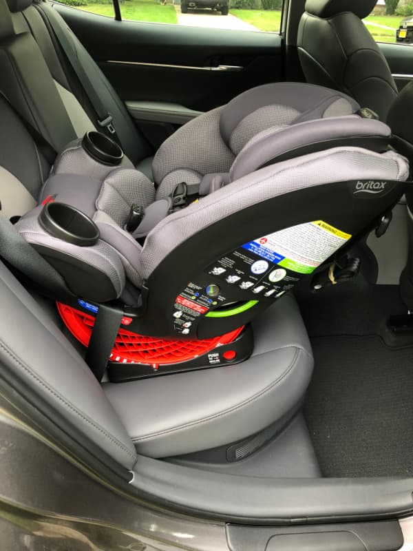 The 2020 Toyota Camry Hybrid Xle With Britax One4Life Car Seat Latch Installed