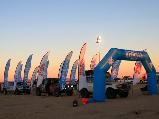 Rebelle Rally Finish Line