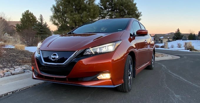 2022 Nissan Leaf Featured Image Photo: Sara Lacey