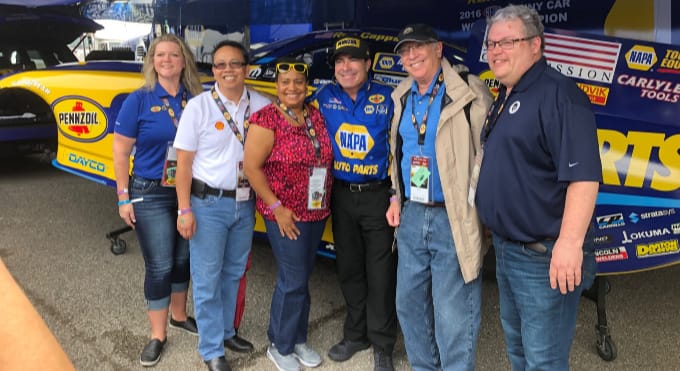 Ron Capps, Nhra Funny Car Driver, Pennzoil Synthetic Oil