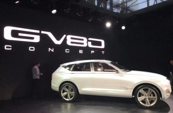 The Genesis Gv80 Is The Next Luxury Suv And Made It'S New York Auto Show Debut.