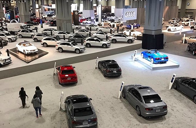 The Washington Auto Show In Dc Is Filled With Eye-Catching Displays.