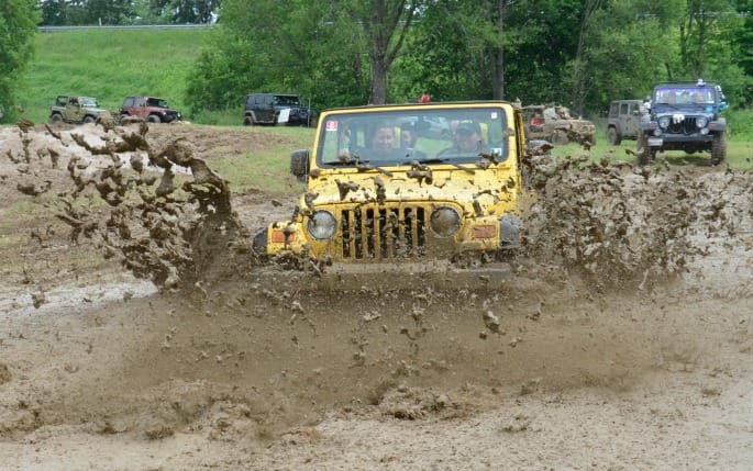 A Girls Guide To Cars | Attention Jeep Lovers: Time To Get Down And Dirty At The Bantam Jeep Heritage Festival - Sbcjeepmuddiyellowjeep