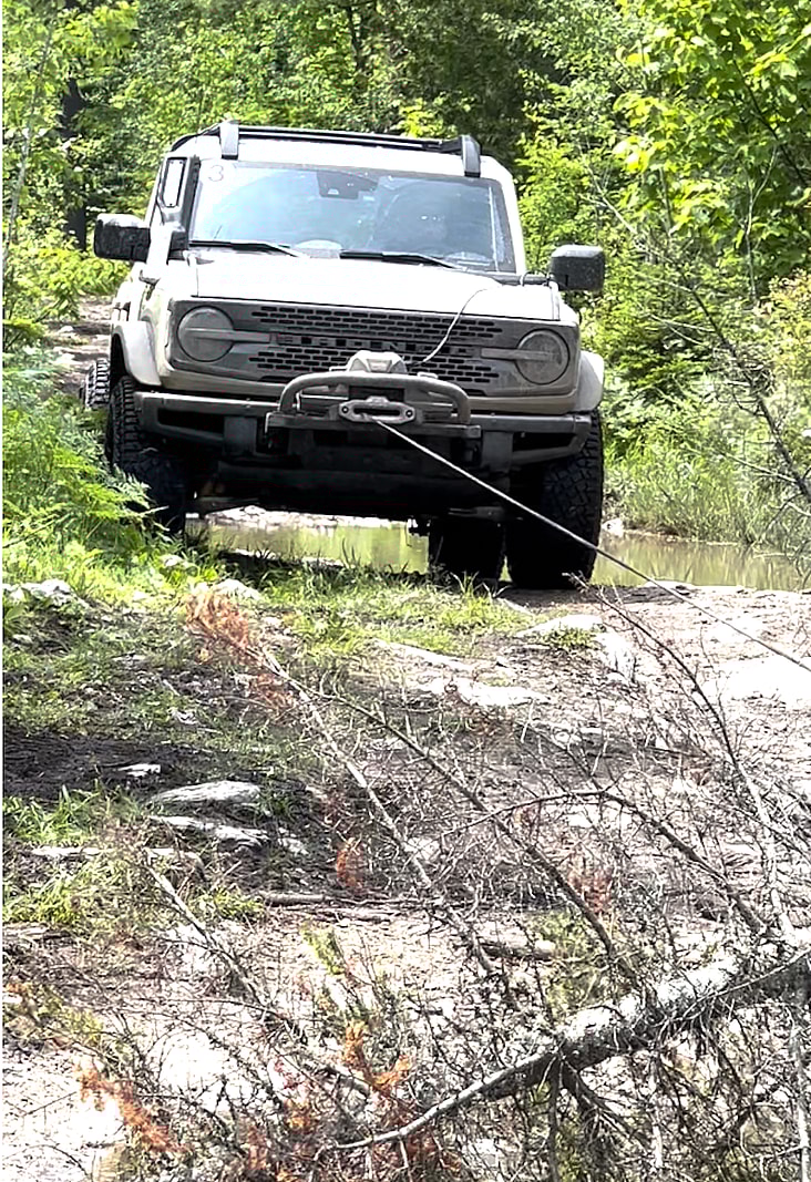 We Had A Winch Opportunity! A Tree Fell Across The Trail, So We Removed It