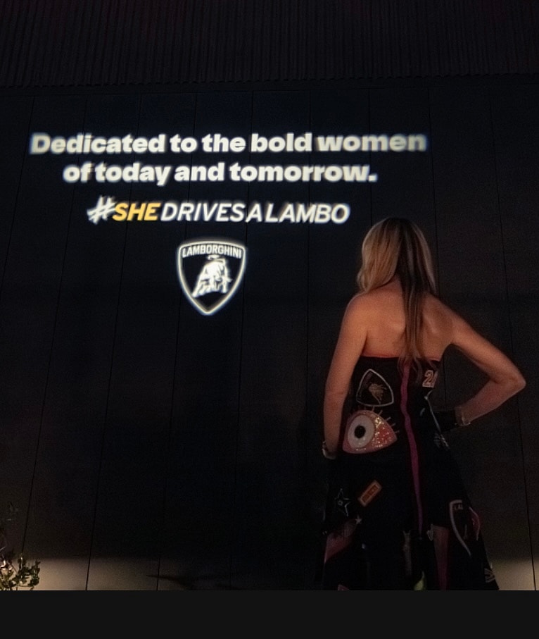 She Drives A Lambo Messaging