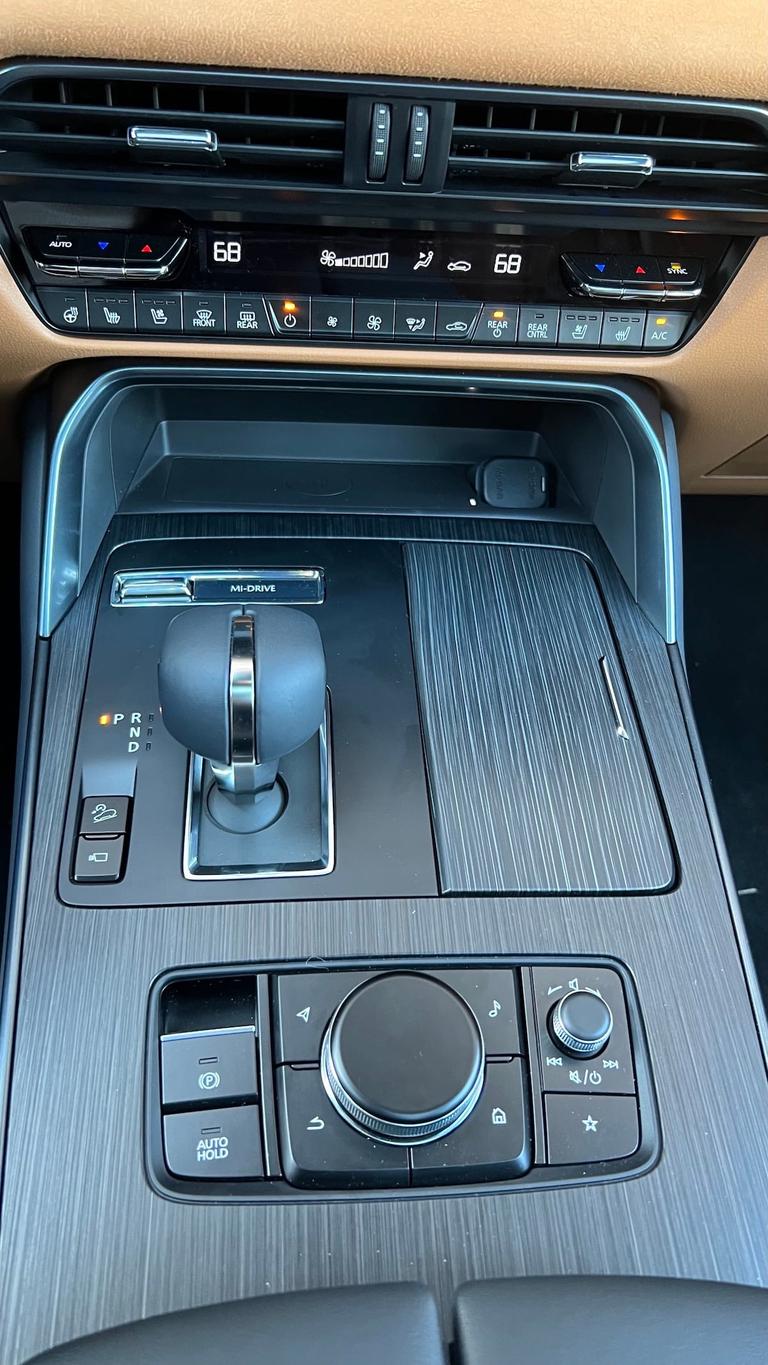 The Center Console In The Mazda Cx-90