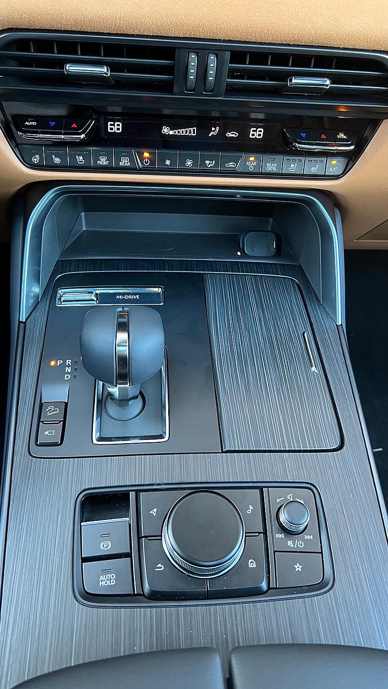 The Center Console In The Mazda Cx-90