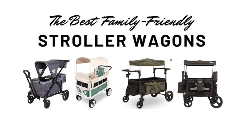 A Girls Guide To Cars | The Best Foldable Stroller Wagons For Travel, Family Beach Trips And More - Best Stroller Wagons