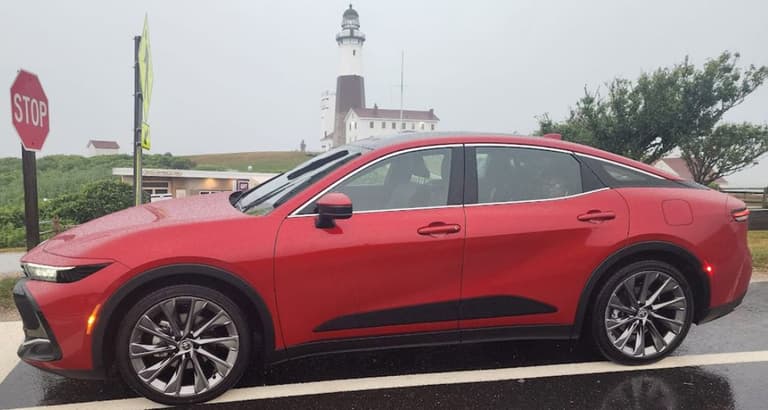 We Made It To Montauk Lighthouse! The Toyota Crown Compliments It Nicely! Photo: Kim S.