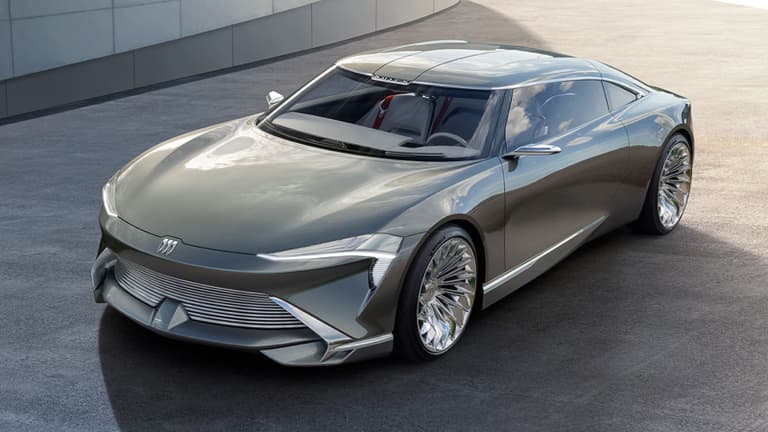 Buick Wildcat Ev Angled View. Photo: Buick