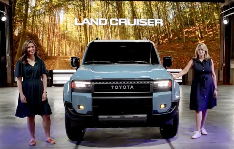 Allison Bell And Scotty Reiss With The 2024 Toyota Land Cruiser