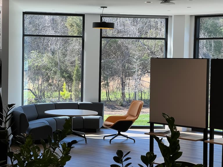 The Outdoors Are Invited Inside Throughout The Building
