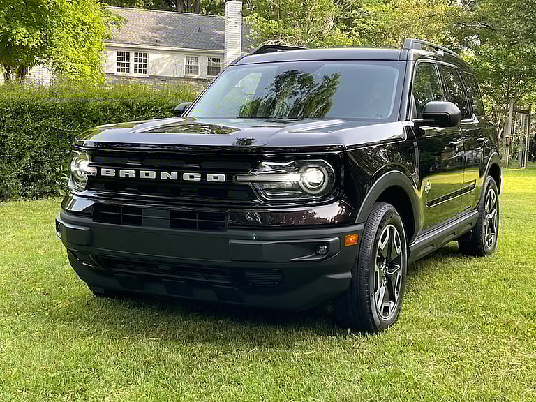 The Front Of The Ford Bronco Sport Has The Distinct Bronco Dna