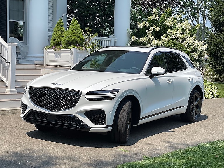 The Genesis Gv 70 Looked Stunning In White Matte Paint, Which Takes A Bit More Care (It Can'T Go Through A Car Wash) But It'S Worth It