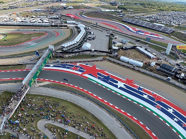 F1 Track, People, And Suites. Photo By Kristin Shaw