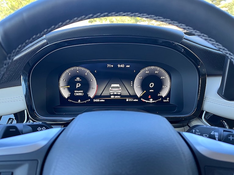 Instrument Screen In The 2022 Infiniti Qx60