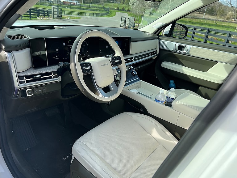 The Driver'S Seat In The 2024 Hyundai Santa Fe
